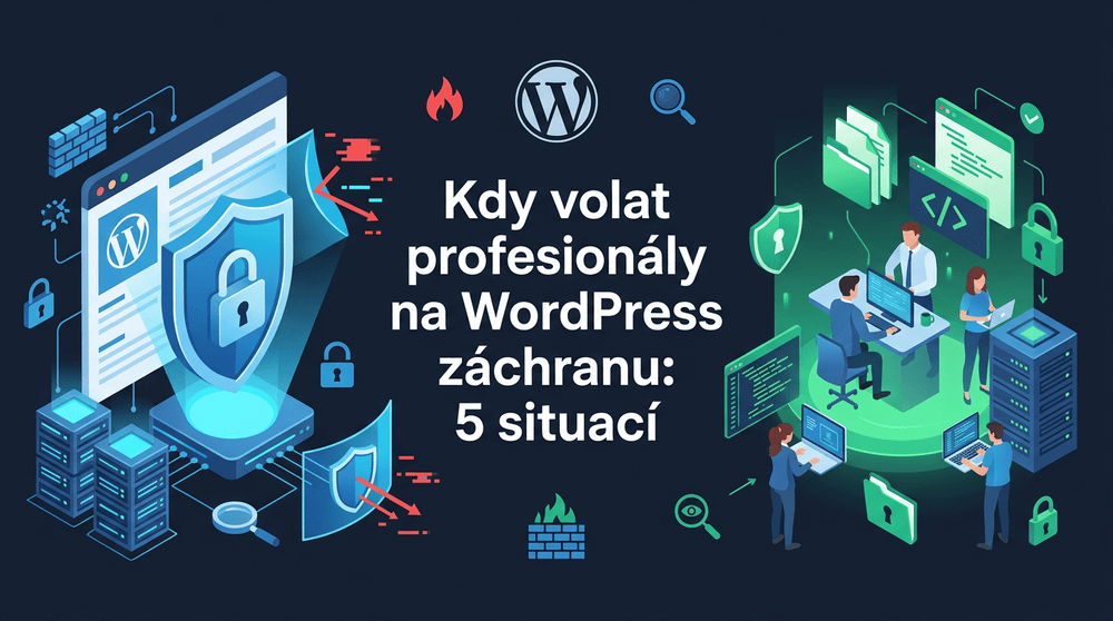 Kdy volat profesionály na WordPress záchranu: 5 situací